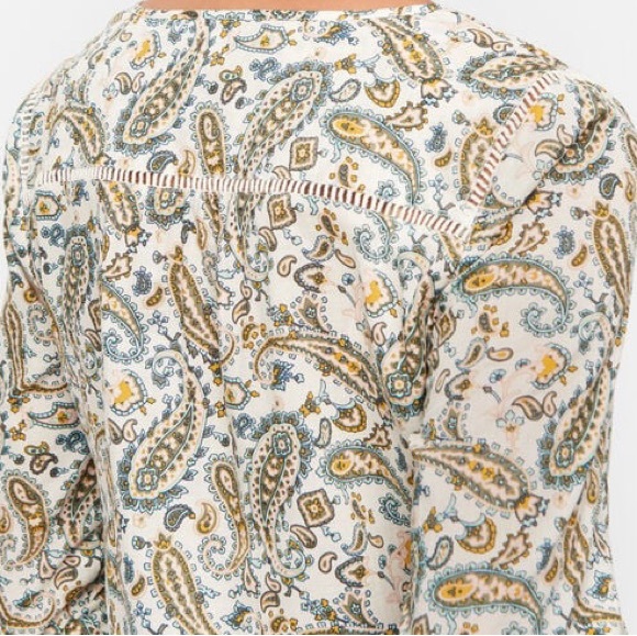 🌼Talbots COTTON POPOVER - ROCKING PAISLEY - Picture 2 of 4